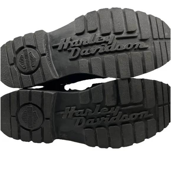 Harley Davidson Mens Dalton Boots Motorcycle Black Size 11.5 M Leather D93806