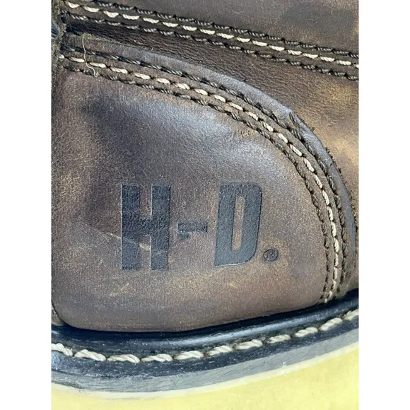 Harley-Davidson Mens Hagerman Brown Motorcycle Boots Size 8 D93470