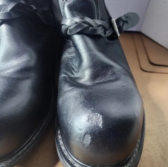 Harley Davidson Men’s Leather Motorcycle Riding Boots Size 9