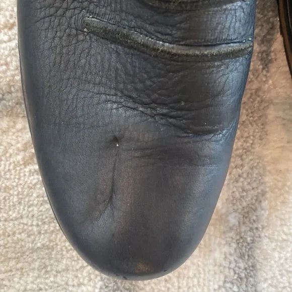 Harley Davidson men’s Motorcycle Riding Boots Canvas &amp; Leather #95346 Size 10
