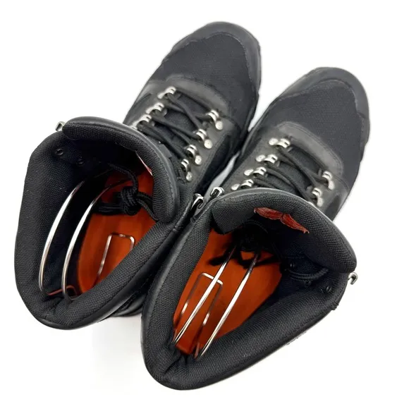 Harley-Davidson Men's Parkwood Black Leather and Mesh Motorcycle Boots