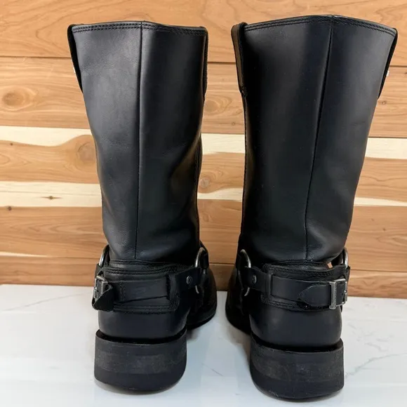 Harley-Davidson Men's Westmore 11&quot; Black Leather Motorcycle Boots D93315 sz 11.5