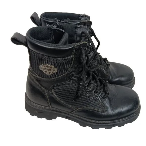 Harley-Davidson Motorcycle #84094 Liberate Black Leather Boots Size 7.5