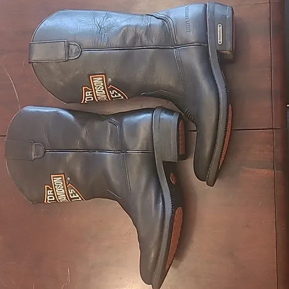 Harley-Davidson Motorcycle Boots.  Men's size 10.