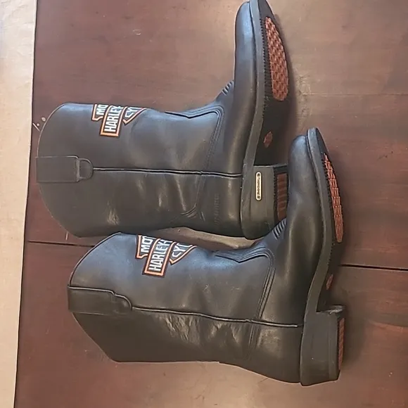 Harley-Davidson Motorcycle Boots.  Men's size 10.