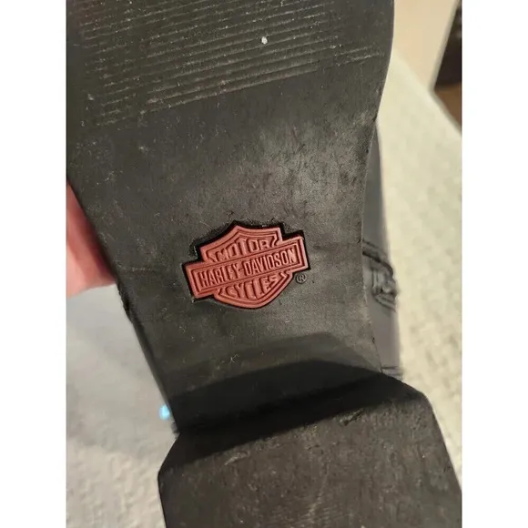 Harley-Davidson Motorcycle Khari Boots Black Leather Ankle Riding Women's 6.5