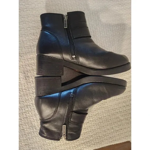 Harley-Davidson Motorcycle Khari Boots Black Leather Ankle Riding Women's 6.5