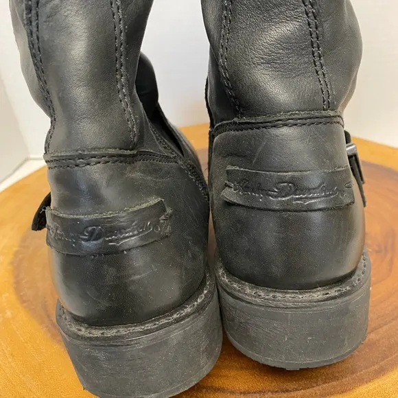 Harley Davidson Motorcycle Riding Hipster Boots