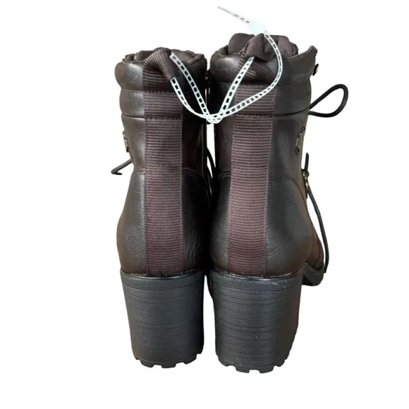 Harley Davidson NWT Women's Marinda Dark Brown Motorcycle Boots D84761 Size 9