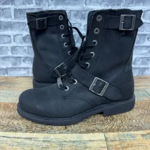 Harley Davidson Ranger Black‎ Motorcycle Boots D95264 Mens Size 9 M New