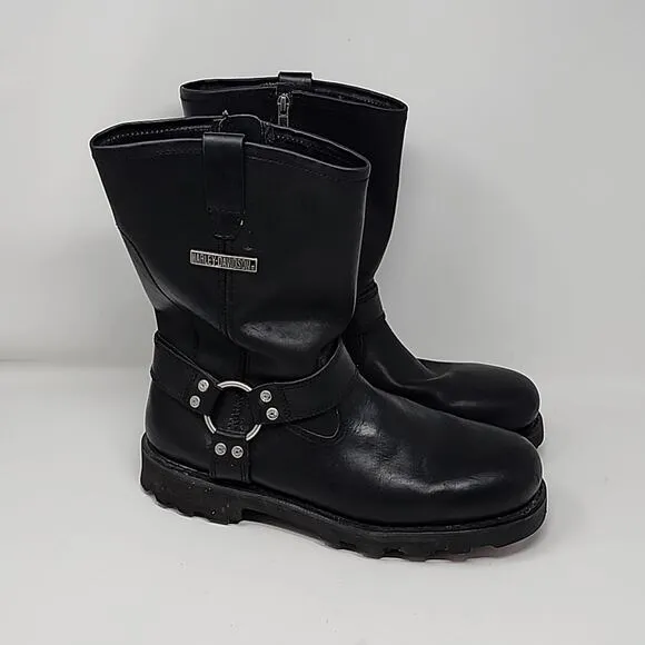 Harley Davidson Ransom Harness Motorcycle Men's Leather Boots Size 13