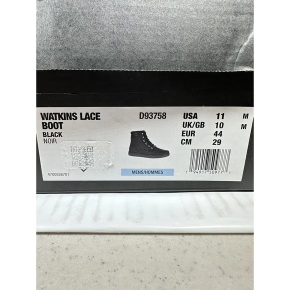 Harley Davidson Watkins Lace Motorcycle Boots Black Size 11 D93758 BRAND NEW