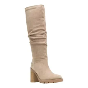 HARLEY DAVIDSON Women's Averhill Light Beige 14&quot; Motorcycle Boots D87251 Sz 9.5
