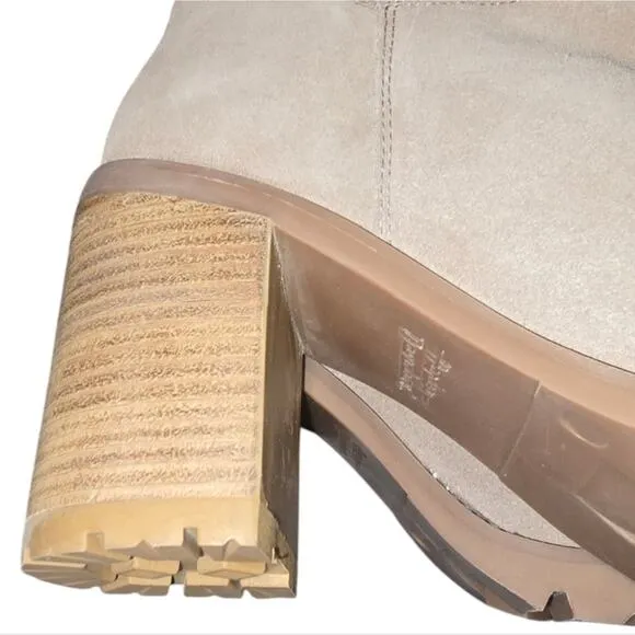 HARLEY DAVIDSON Women's Averhill Light Beige 14&quot; Motorcycle Boots D87251 Sz 9.5