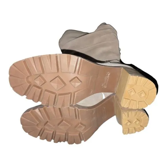 HARLEY DAVIDSON Women's Averhill Light Beige 14&quot; Motorcycle Boots D87251 Sz 9.5