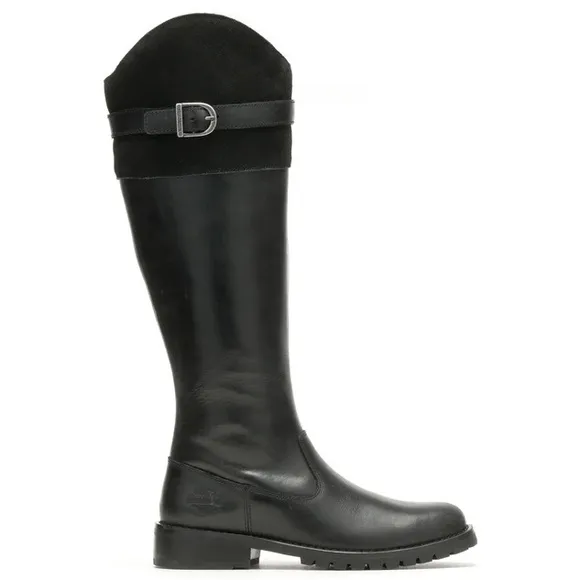 Harley-Davidson Women's Bradner Zip-Up 16&quot; Black Motorcycle Boots - 6