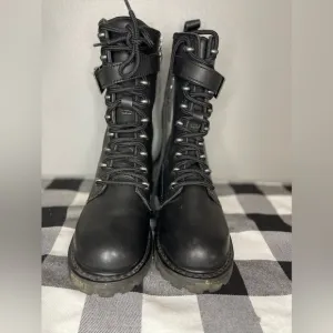 Harley-Davidson® Women's Calvert‎ 8-Inch Motorcycle Boots D87153. Size 5.5