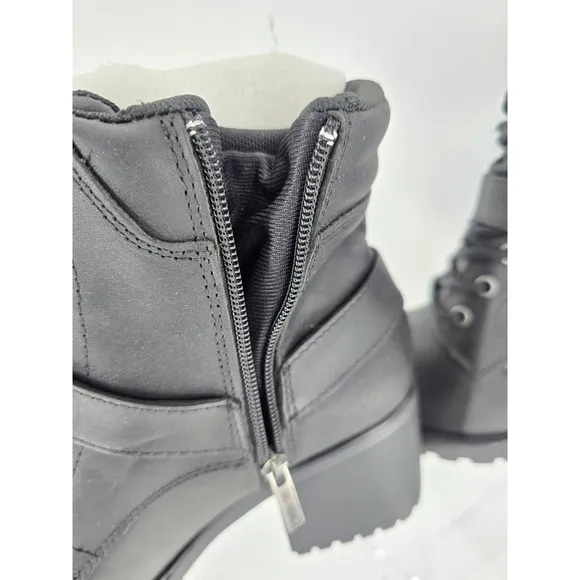 Harley-Davidson Women's Howell 5-Inch WP Black Motorcycle Boots, D84664 -Sz 10M