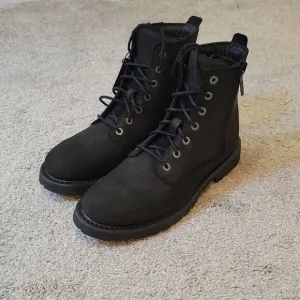 Harley-Davidson Men's Lace Ankle Black Nubuck Boots Size 11.5