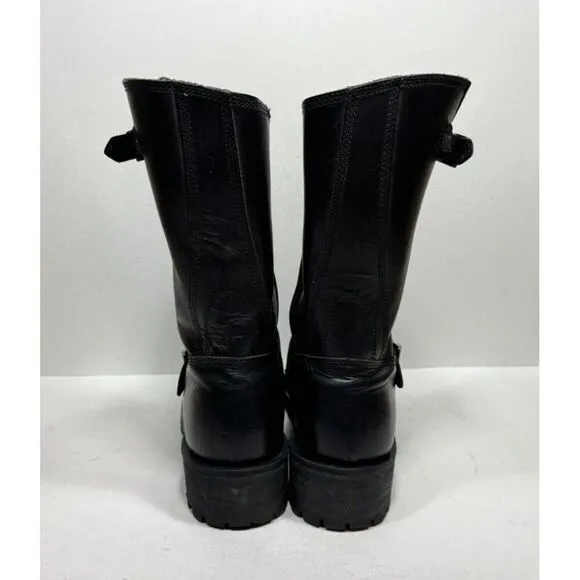 Harley-Davidson Trail Boss Motorcycle Boots Men’s Size 10.5 Side Zipper 91417