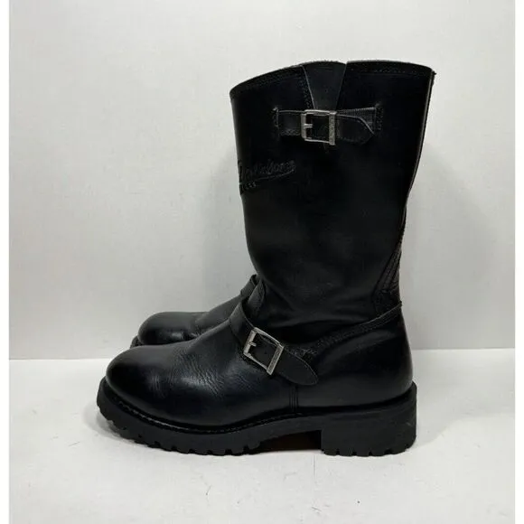 Harley-Davidson Trail Boss Motorcycle Boots Men’s Size 10.5 Side Zipper 91417