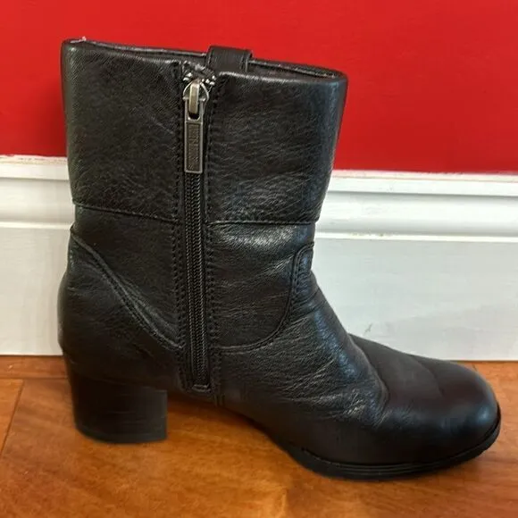 Harley Davidson Womens Sadie Black Leather Riding Boots Size 7
