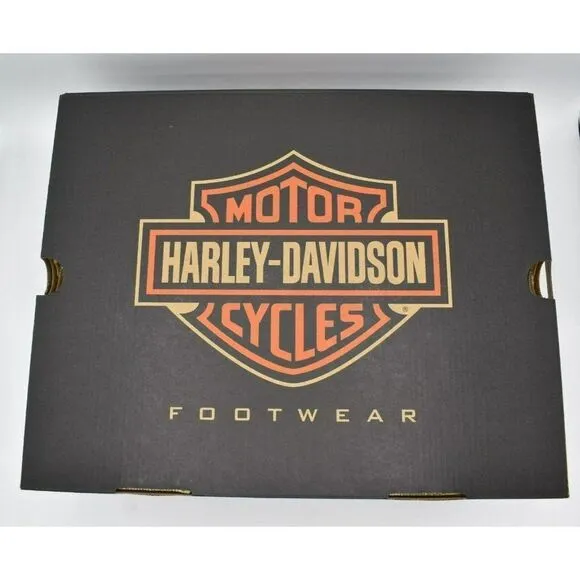 Harley Davidson Mens Size 11.5 Merton Black Leather Motorcycle Boots D93660