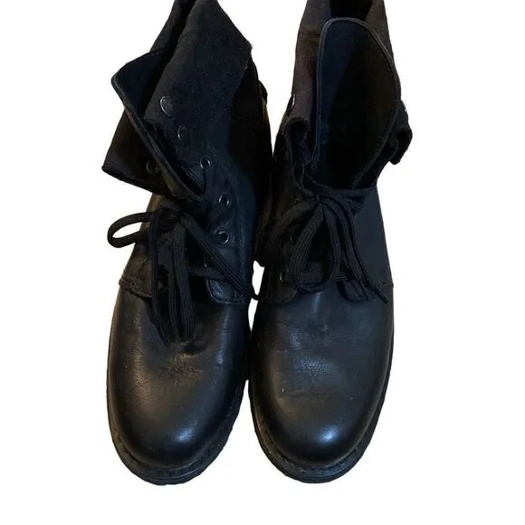 Harley Davidson Women’s Amaris Black Leather Motorcycle Boots Size 10