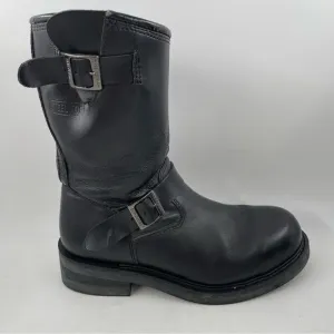 Herman Survivor Mens Vintage Biker-SZ 11-Steel Toe Work Motorcycle Leather Boots