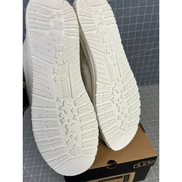 Hey Dude Wally Patriotic Casual Shoes for Men - Off White Patriotic - 11M