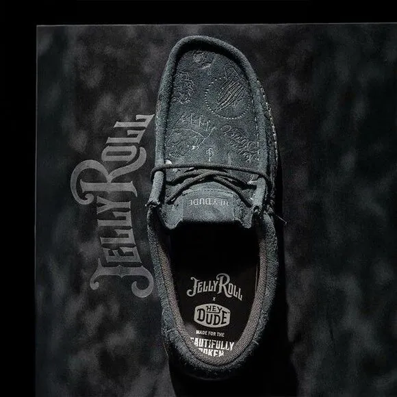 Hey Dude X Wally Jelly Roll Mens Size 9