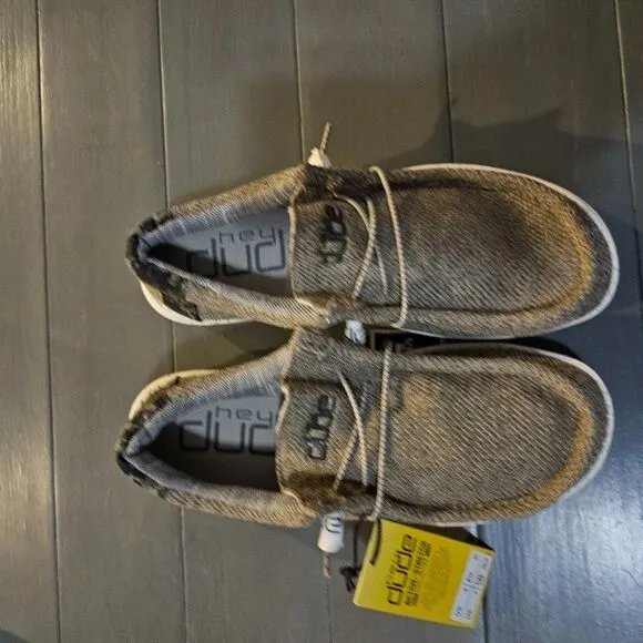 Hey Dude Men's Sand Dune Camo Wally Stretch Moc Shoes Size 8