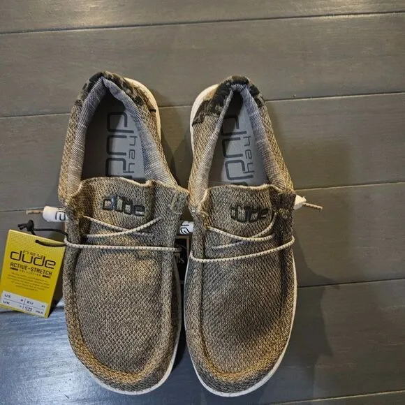Hey Dude Men's Sand Dune Camo Wally Stretch Moc Shoes Size 8