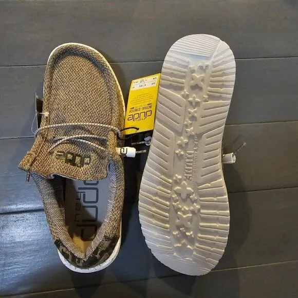 Hey Dude Men's Sand Dune Camo Wally Stretch Moc Shoes Size 8