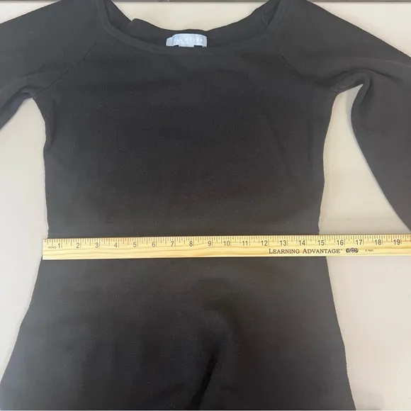 Hill House Maude Black Knit Sweater Dress Size L
