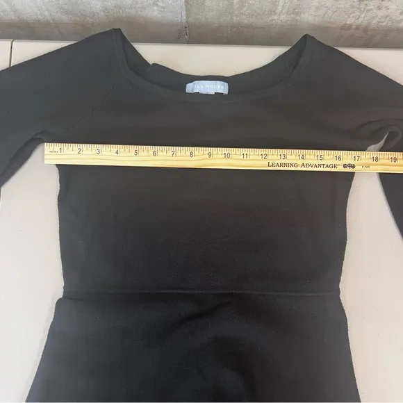 Hill House Maude Black Knit Sweater Dress Size L