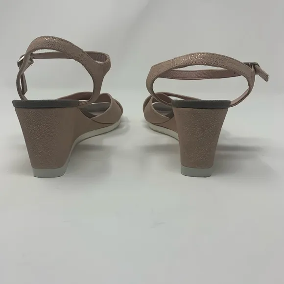 Hispanitas Codie Leather Wedge Sandals Shoes Women Size 41 10