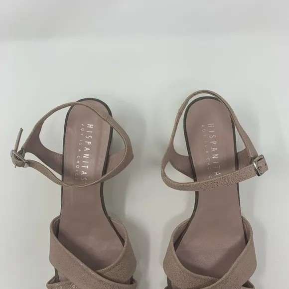 Hispanitas Codie Leather Wedge Sandals Shoes Women Size 41 10