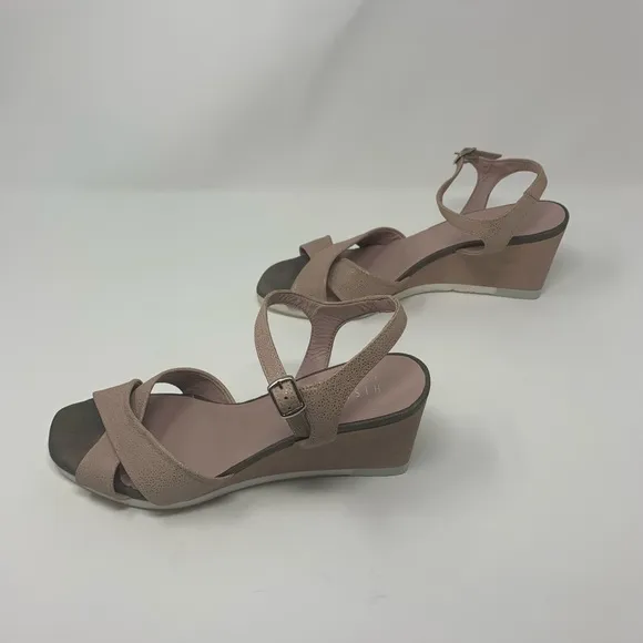 Hispanitas Codie Leather Wedge Sandals Shoes Women Size 41 10
