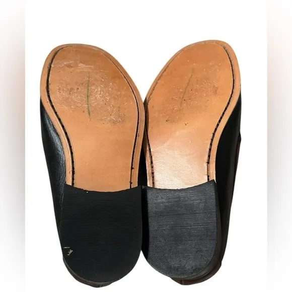 Hitchcock Black/Brown XD Tassel Loafer #279  size 7.5 width 6E-extra extra wide