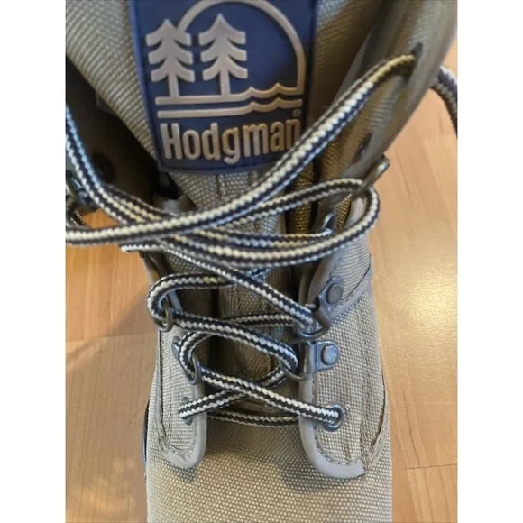 Hodgman Light Weight Wading Shoes Ankle Boots Size 8 M Beige‎ Lace Up