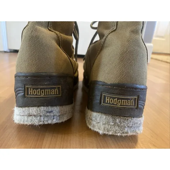 Hodgman Light Weight Wading Shoes Ankle Boots Size 8 M Beige‎ Lace Up