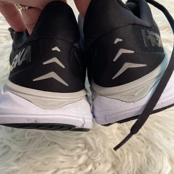 HOKA AHARI Black and Gray Running Shoes size 10B Black excellent condition
