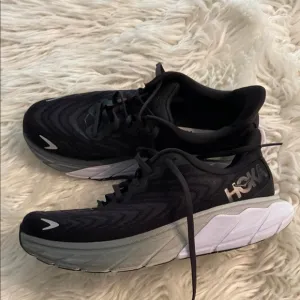 HOKA AHARI Black and Gray Running Shoes size 10B Black excellent condition