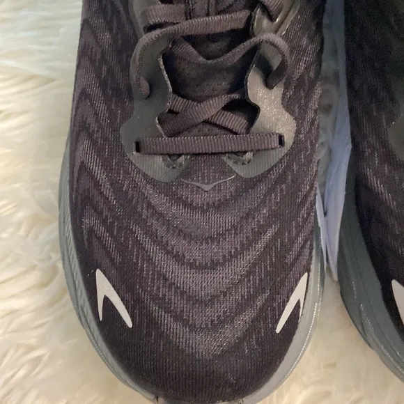 HOKA AHARI Black and Gray Running Shoes size 10B Black excellent condition