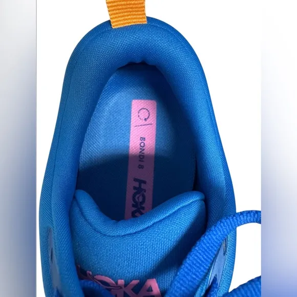 HOKA Bondi 8 Coastal Sky / All Aboard Women’s Running Shoes Size 7B NIB