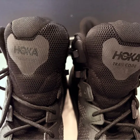 Hoka Men's Black Hiking Shoes