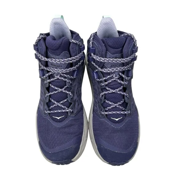 Hoka One One Anacapa 2 Mid Purple Hiking Boots Women's Size 7.5 B