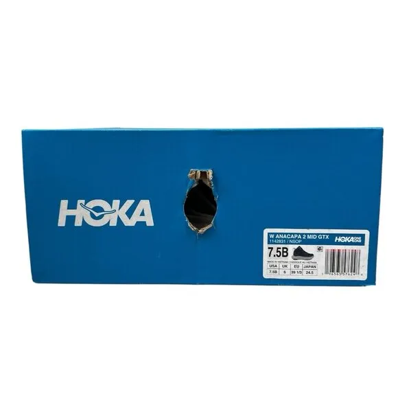Hoka One One Anacapa 2 Mid Purple Hiking Boots Women's Size 7.5 B