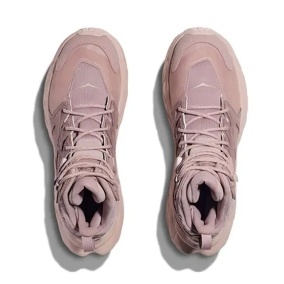 Hoka One One Anacapa Mid Trainers Mauve Pink GORE-TEX Trail Hiking Shoes 13 NEW
